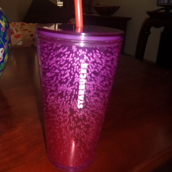 Starbucks Collection: Summer 2021 Style: Purple To Pink Ombre Bubble Coffee Tea - Picture 1 of 5